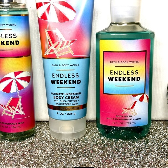 Bath & Body Works Endless Weekend Tropical Summer Gift Set Nwt - Picture 3 of 6